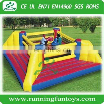 Outdoor inflatable Attractive Bouncy Inflatable Boxing Ring, inflatable wrestling ring