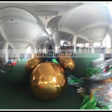 2016 Best Selling Inflatable Large Disco Mirror Ball PVC Silver Mirror Ball Event Decoration Balloon For Sale