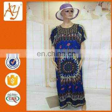 African women beaded dashika kaftan design dress