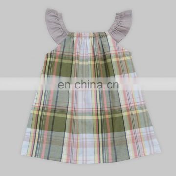 Casual Wear Plaid Dress for kids