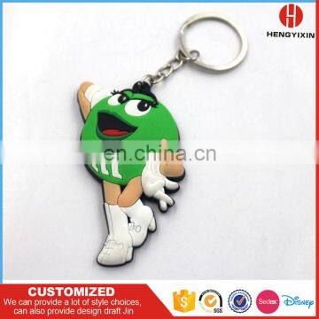 Cartoon Custom 3D Soft PVC Keychain Emoji Silicon Rubber Keychains photo-5
