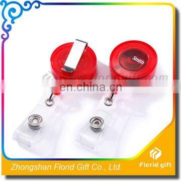 cheap designer retractable badge reels/cable pulling reel