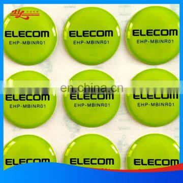 Polyurethane domed decals labels,crystal dome stickers with digital printing