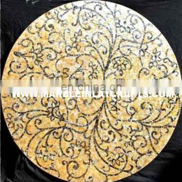 Golden Mother Of Pearl Table Top