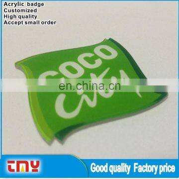 High Quality New Promotion Custom Acrylic Star Shaped Lapel Pin Badge In China photo-4