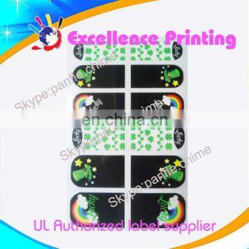 Hot Sale Self Adhesive Populer Melody Nail Stickers