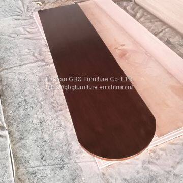 Quality Modern Rectangular Restaurant Table With Solid Wood Table Top in Walnut photo-3