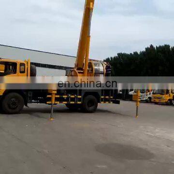 4wd 8t small China fuel consumption of hydraulic cranes