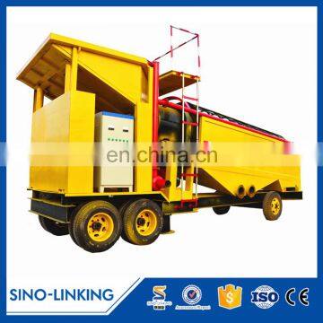 High Effciently Mobile Gold Mining Washing Plant/Mobile Gold Equipment