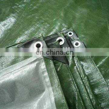 waterproof roofing tarps for truck cover / tent / boat / swimming pool,Korea green / silver pe tarpaulin suppliers,