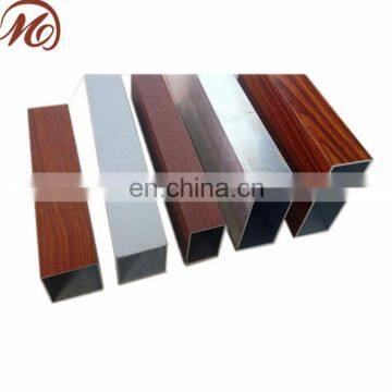 6063 T5 wood grain aluminium circular tube manufacturer