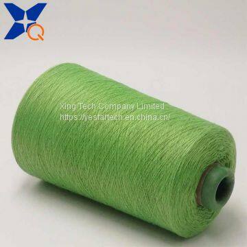 Fluorescent Green Ne21/2plies 10% Metal Fiber 90% Polyester Staple Fiber for Knitting Hand Feeling Touch Screen Gloves-XT11761 photo-5