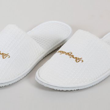 Eliya superior quality hotel eco-friendly waffle hotel bathroom slippers