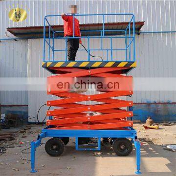 7LSJY Shandong SevenLift 400kg Hydraulic Personal Electric Pneumatic Scissor Man Lift Price photo-4
