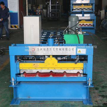 840mm Steel Panel Machine Metal Roofing Cold Roll Forming Machine photo-2