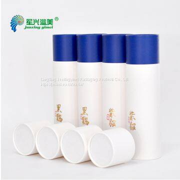 Recycled Kraft Cardboard Eco Friendly Window Paper Tube Box Pushing Tube photo-3