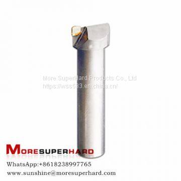 Single crystal diamond arc milling cutter