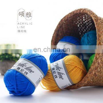 China High Quality Dyed 100% Acrylic Yarn for Knitting,wig photo-2