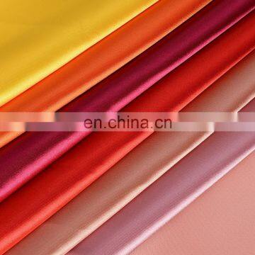 polyester duchess satin fabric for woman skirt dress nightwear decoration upholstery