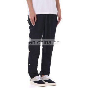 DiZNEW Custom Blank black Nylon Cargo Pants For Men