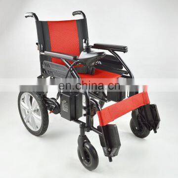 2018 Handicapped Product Electric Motor Wheel Chair Power Wheelchair Cheap Price Light Folding Rehabilitation Therapy Supplies