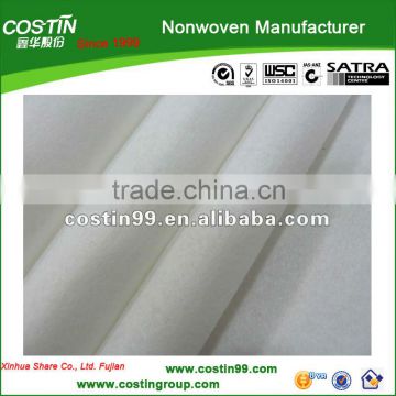 Good quality 100% recycle polyester waterproof nonwoven fabric