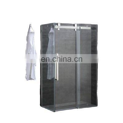 Manufacturers Custom Made Bathroom Tempered Safety Clear Sliding Shower Glass Door