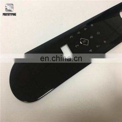 Cnc Milling Black Painting Transparent Color Painting Transparent Rapid Prototype photo-3
