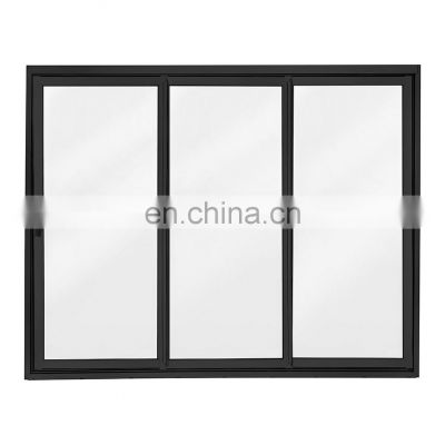 2021 new design Australia Standard double glazed aluminium sliding glass windows