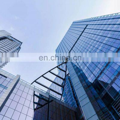 High Quality Glass Curtain Wall Beautiful Hidden Frame Curtain Wall System for Building
