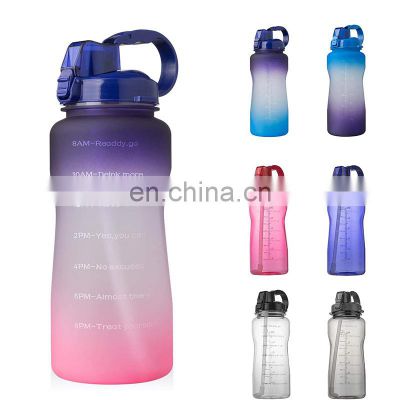 hot selling bpa free plastic eco friendly gym outdoor sports anti slip half gallon bottle bpa free