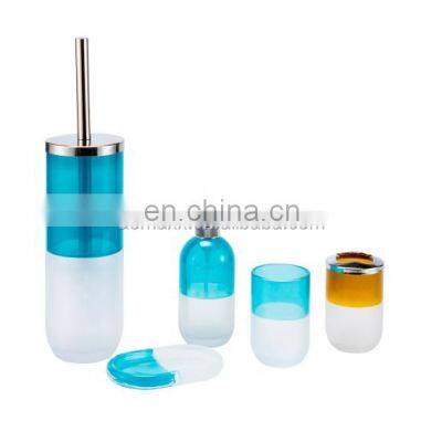 Горячая продажа набора для оформления гостиничных помещений: диспенсер для мыла, держатель зубных щеток photo-3