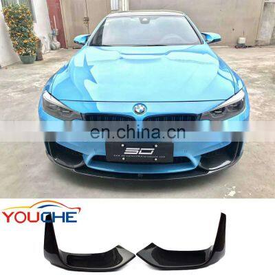 M3 M4 2/PCS  Front Splitter Carbon Fiber Lip Splitters for BMW M3 F80 M4 F82 2015+