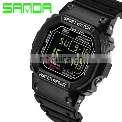 Sanda 329 Men's Sports Chronograph Calendar Fashionable Watch Waterproof Cheap Digital Watches For Mens