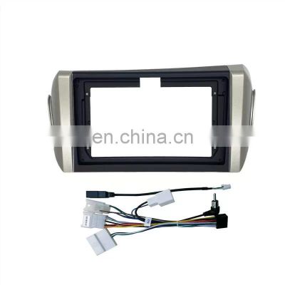 Car Navigation Frame For 2016+ Innova (Right) Stereo Radio Retrofit Panel DVD Mount Trim Kit Frame With Power Cable