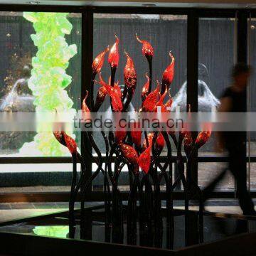 Glass Art Sculpture For Star Hotel and Villa