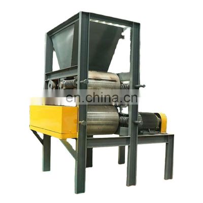 High Quality Cans Flattening machine for recycling station price