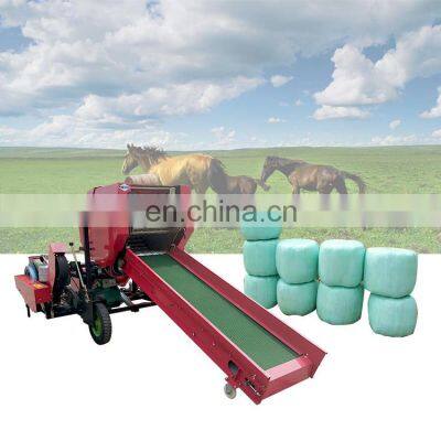 Mini hay straw baler compactor press machine silage packing machine