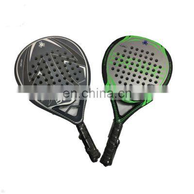 Low MOQ Customized Carbon Fiber Cheap Padel Tennis Racket With Soft EVA photo-3