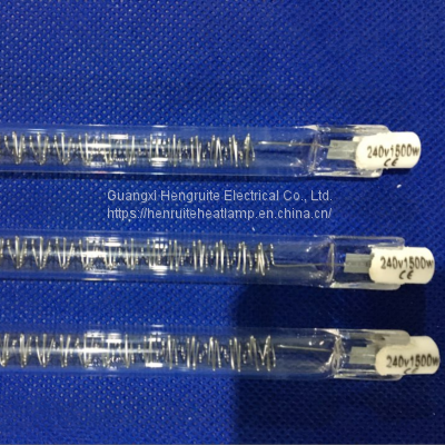 Medium Wave Lamps Quartz Heating Element Quartz Flash Cure Bulb for Textile Drying Flash Dryer