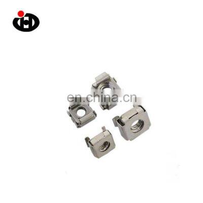 JINGHONG Factory Price  Galvanized  M5 Carbon Steel Square Lock  Insert Cage Nut