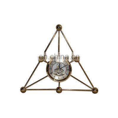 Triangle Shaped Decorative Desk Table Clock Home decoration