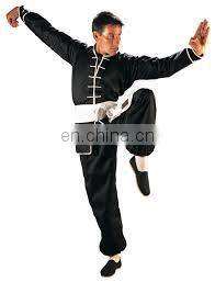 Black Kung Fu Uniform Gis photo-2