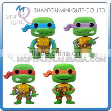 Mini Qute Funko Pop 4 styles Amine Ninja Turtle Leonardo super hero action figures cartoon models educational toy