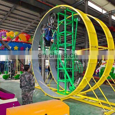 Hot Indoor and Outdoor Amusement Park Rides Fairground Unpowered 360 Degree Rotary Bicycle Rides for Sale photo-3