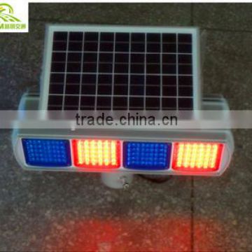 High visibility good quality led solar power traffic warning light