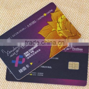 high quality pvc SLE4442 contact ic card