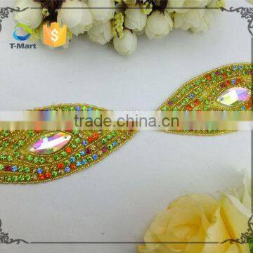 Colorful Diamante Beaded Trim Craft Applique Quality Choice photo-3