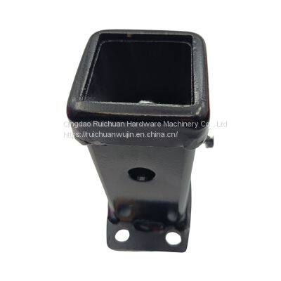 63MM Square Pipe Manufacturers Direct Sales Car Trailer Accessories Modified Base Car Trailer Arm Quick Coupling Sleeve