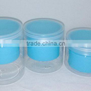 2015  china 150ml double wall cosmetic cream plastic jar